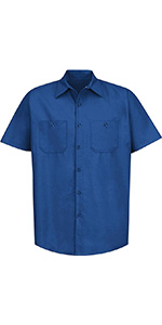 Short Sleeve Industrial Work Shirt