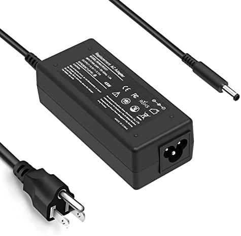 19.5V 2.31A 45W AC Adapter Laptop Charger for Dell Inspiron 11 13 14 17 15 7000 5000 3000 Series Inspiron 3147 3168 5378 7348 7352 7353 7378 3558 3567 5555 5559 5567 7558 5755 5759 Power Supply Cord