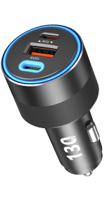 130W USB C Car Charger