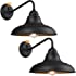 PTRWOROA Dusk to Dawn Outdoor Wall Sconces Farmhouse Barn Light Outdoor Wall Lights Exterior Wall Lighting Fixture for Porch 