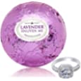 Bath Bomb with Ring Surprise Inside Enliven Me Lavender Extra Large 10 oz. Made in USA