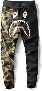 Tupe Camo Sweatpants Unisex Casual Sports Pants Fashion Jogger Shorts