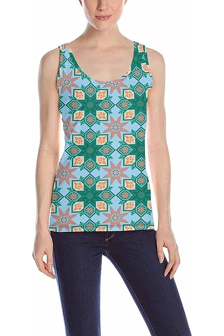 Women's Tank Top Print with Islamic Pattern