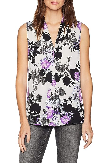 Women's Printed Amber V-Neck Cami Blouse