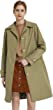 Orolay Women's Single Breasted Trench Coat Mid Long Classic Lapel Windproof Slim Outerwear Coats