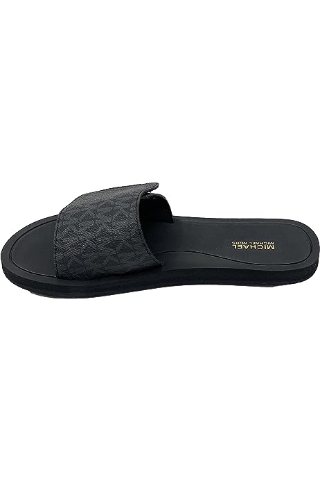 MK Signature Logo Print Wade Slide