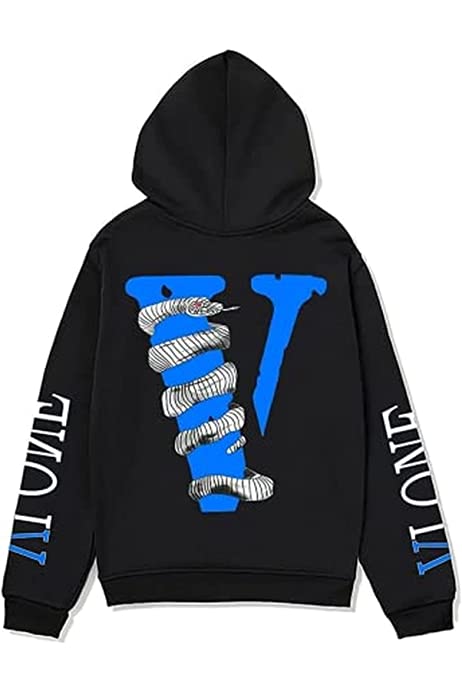 Hoodie Fashion Hip-hop Sweatshirts V Graphic Casual Men's Long Sleeve Pullover Hoodie