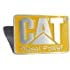 TotalShop Caterpillar Diesel Power Belt Buckle, Yellow, 3-1/2" x 2-1/2"