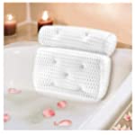 Bath Pillow Back Head Rest - Comfortable Bathtub Pillow for Spa Bathtub Neck Pillow, Head Shoulder and Back Support-4D Air Mesh Layers, Quick Drying, Machine washable