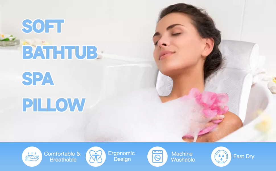 Bathtub Spa Bath Pillow