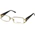 Versace VE 1163M 1252 Pale Gold Metal Rectangle Eyeglasses 52mm