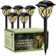 Solpex 6 Pack Solar Pathway Lights Outdoor, LED Solar Garden Lights, Waterproof Solar Landscape Lights for Lawn, Patio, Yard, Garden, Walkway.