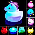 Bath Toys for Toddlers Baby 8 Pack Light Up Toys - Bathtub Toy Flashing Colourful LED Light Shower Bathtime For Kids Toddler Child Infants Preschool Bathroom Bathtub Shower Swimming Pool Party Games