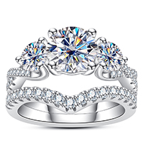 moissanite rings