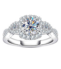 moissanite rings