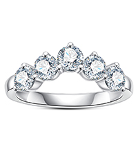 moissanite band