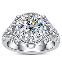 moissanite ring