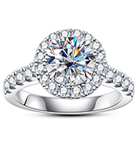 moissanite rings