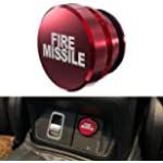 Cigarette Lighter Plug, Billet Aluminum Dustproof Plug Fire Missile Button Car Cigarette Lighter Cover Fits Most Automotive Vehicles with Standard 12 Volt Power Source