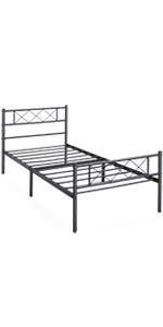 Black Twin Bed Frame