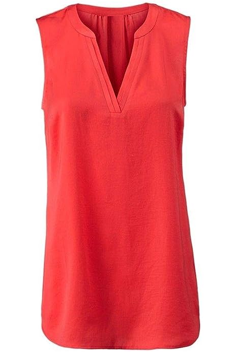 Rose Hibiscus Red Sleeveless Silky Tank