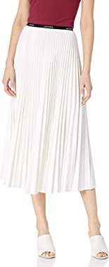 Lacoste Women's Pleated Midi Skirt