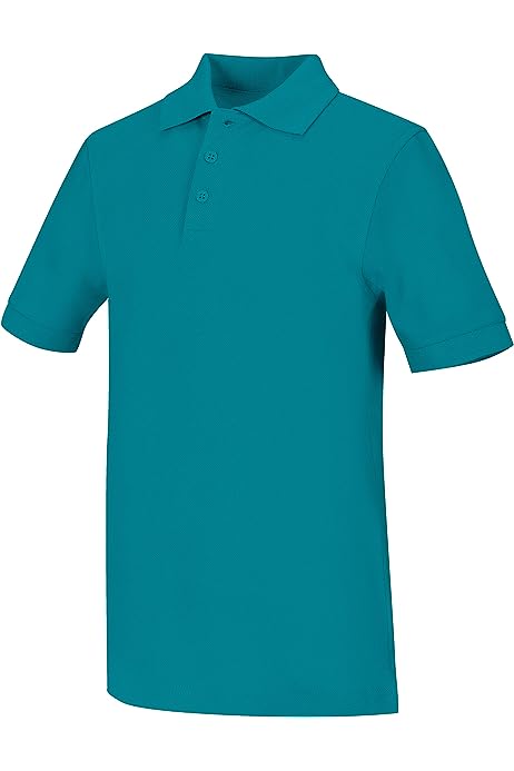 Girls' Unisex Short Sleeve Pique Polo