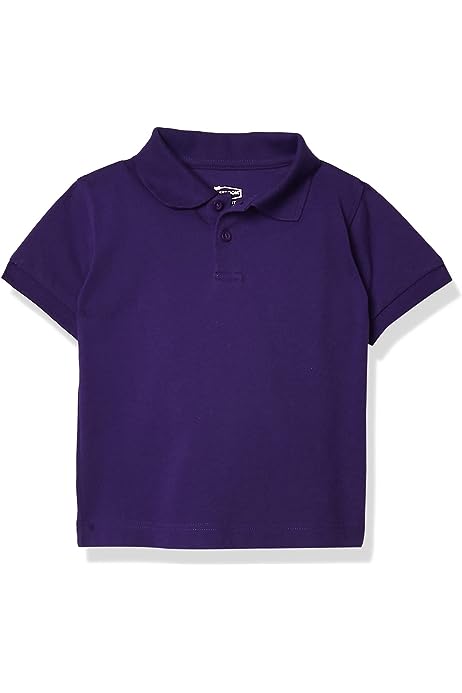 Classroom Little Boys' Preschool Unisex Short Sleeve Pique Polo