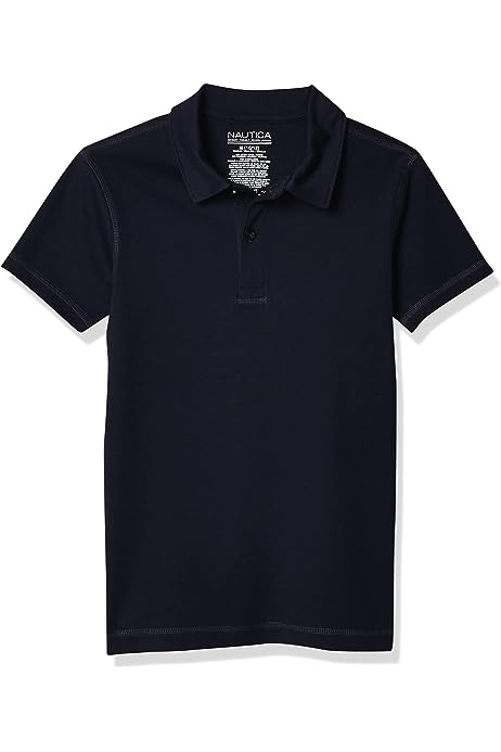 Boys' School Uniform Sensory-Friendly Short Sleeve Polo