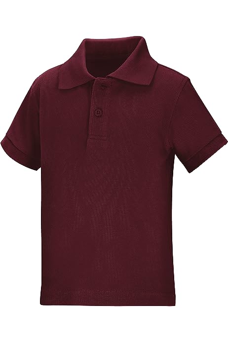 Boys' Unisex Short Sleeve Pique Polo