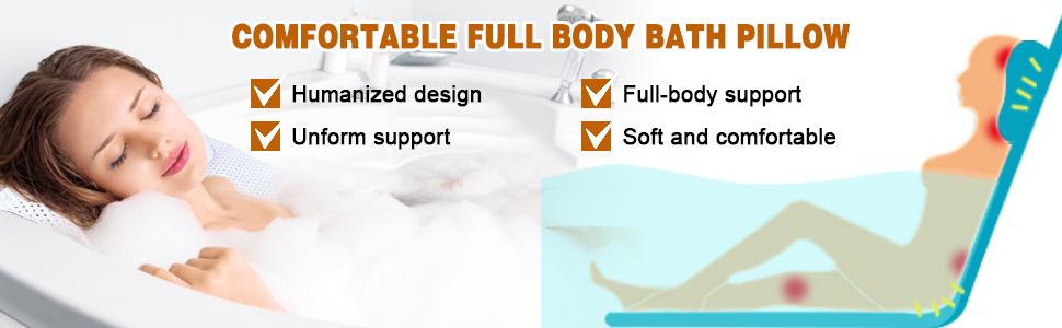 non-slip spa bath cushion