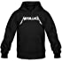 Metallica Distressed Adult Men's Hoodies-Black