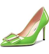 Castamere Women Stiletto High Heel Pointed Toe Slip-on Pumps Dress Wedding Office 3.9 Inches Heels