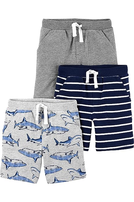 Babies, Toddlers, and Boys' Knit Shorts, Multipacks