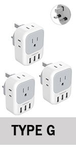 US to UK plug adapter