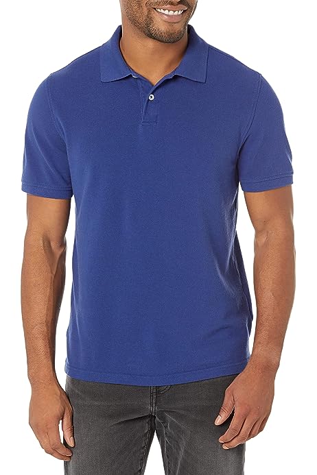 Men's Slim-Fit Cotton Pique Polo Shirt