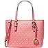 Michael Kors XS Carry All Jet Set Travel Womens Tote (GRAPRFRUIT)