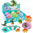 Dino Egg Bath Bombs for Kids - Easter Kids Bath Bomb with Surprise Inside - Dinosaur Toys Gift for Boys and Girls Ages 3 4 5 6 7 &amp; 8 Years Old Toy Kid Gifts - Fun Educational Bath Toys. Dino Fizzy Set