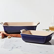 Le Creuset Stoneware shown in Indigo