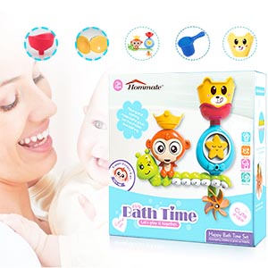 Bath Toys for Toddlers Kids Babies 1 2 3 Year Old Boys Girls Bathtub Toy Strong Suction Cups