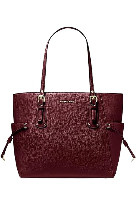 Voyager Small Pebbled Leather Tote Bag