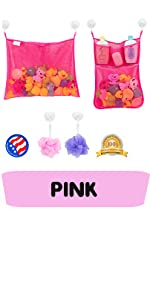 toy organizer pink