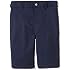 French Toast Boys' Adjustable Waist Stretch Flat Front Shorts (Standard & Husky) for School Uniform