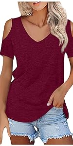 womens short sleeve tops