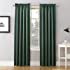 Sun Zero Barrow Energy Efficient Rod Pocket Curtain Panel, 54 in x 84 in-1, Everglade Green