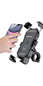 self lock bike phone holder