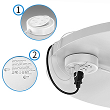 flat plug power strip