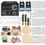 Wood Burning Kit,Wood Burning Tool,Wood Burner Tool,Wood Burning Tips,Pyrography Kit,Wood-Burning Kits Adults Beginners Pen Dual Pen,Warm Reminder for Australian Users, USE Voltage 110~127V