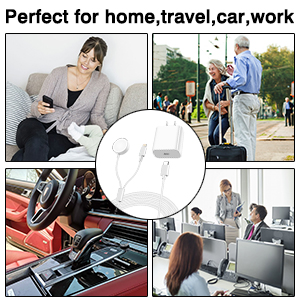 Perfect for work, home, travel, car......