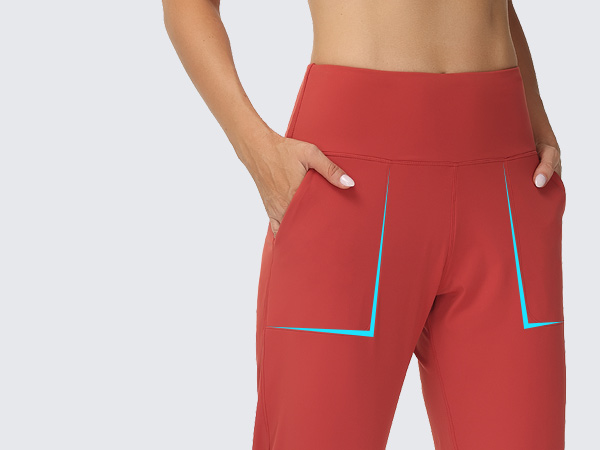 Joggers pants with pockets for women